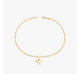 Small Script Initial Anklet